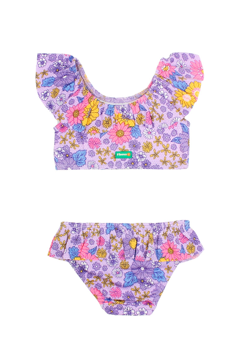 TRAJE DE BAÑO NIÑA FICCUS LILA OASIS BEBÉ - 2