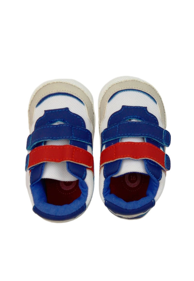 ZAPATILLAS NIÑO FICCUS CASUALES ROJO VELCRO NEWBORN BEBÉ - 2