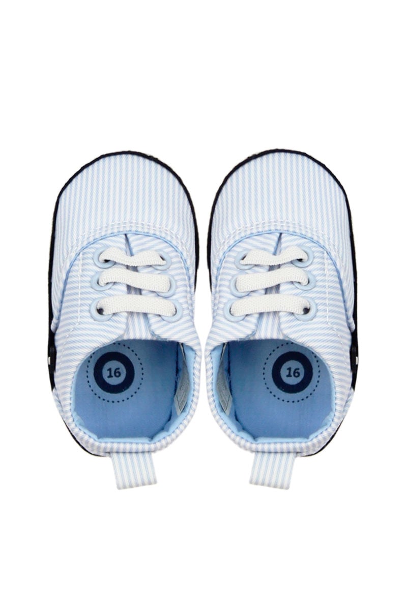ZAPATILLAS NIÑO FICCUS CASUALES AZUL NEWBORN BEBÉ - 2