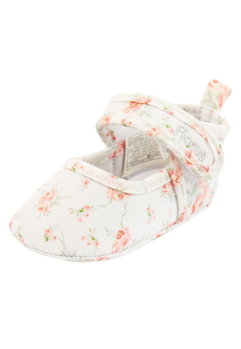 ZAPATO NEWBORN BEBÉ NIÑA CRUDO (15 - 18) - 1
