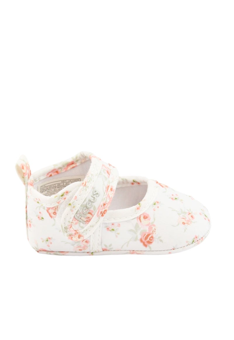 ZAPATO NEWBORN BEBÉ NIÑA CRUDO (15 - 18) - 4