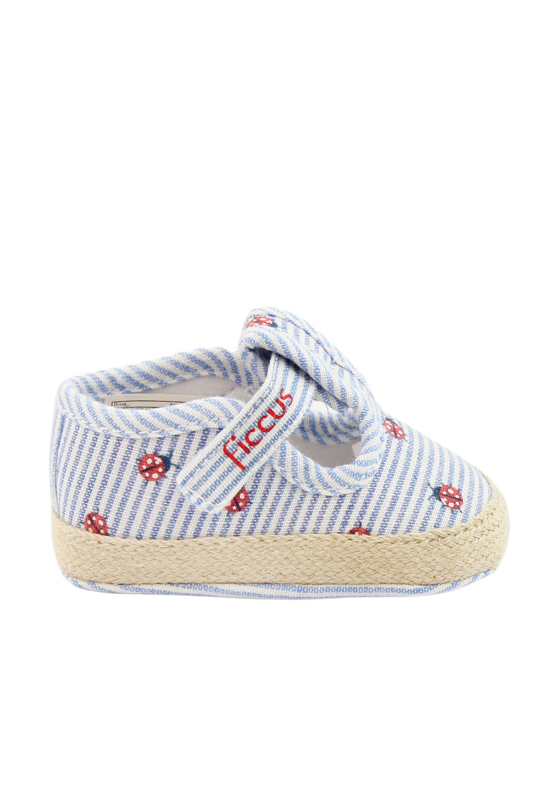 ZAPATO NEWBORN BEBÉ NIÑA DENIM (15 - 18) - 4