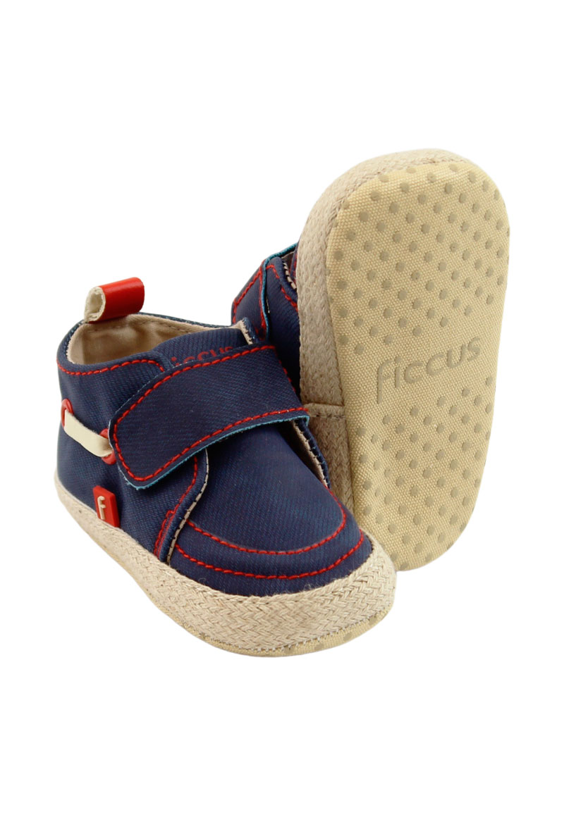MOCASÍN NEWBORN BEBÉ NIÑO AZUL (15 - 18) - 3