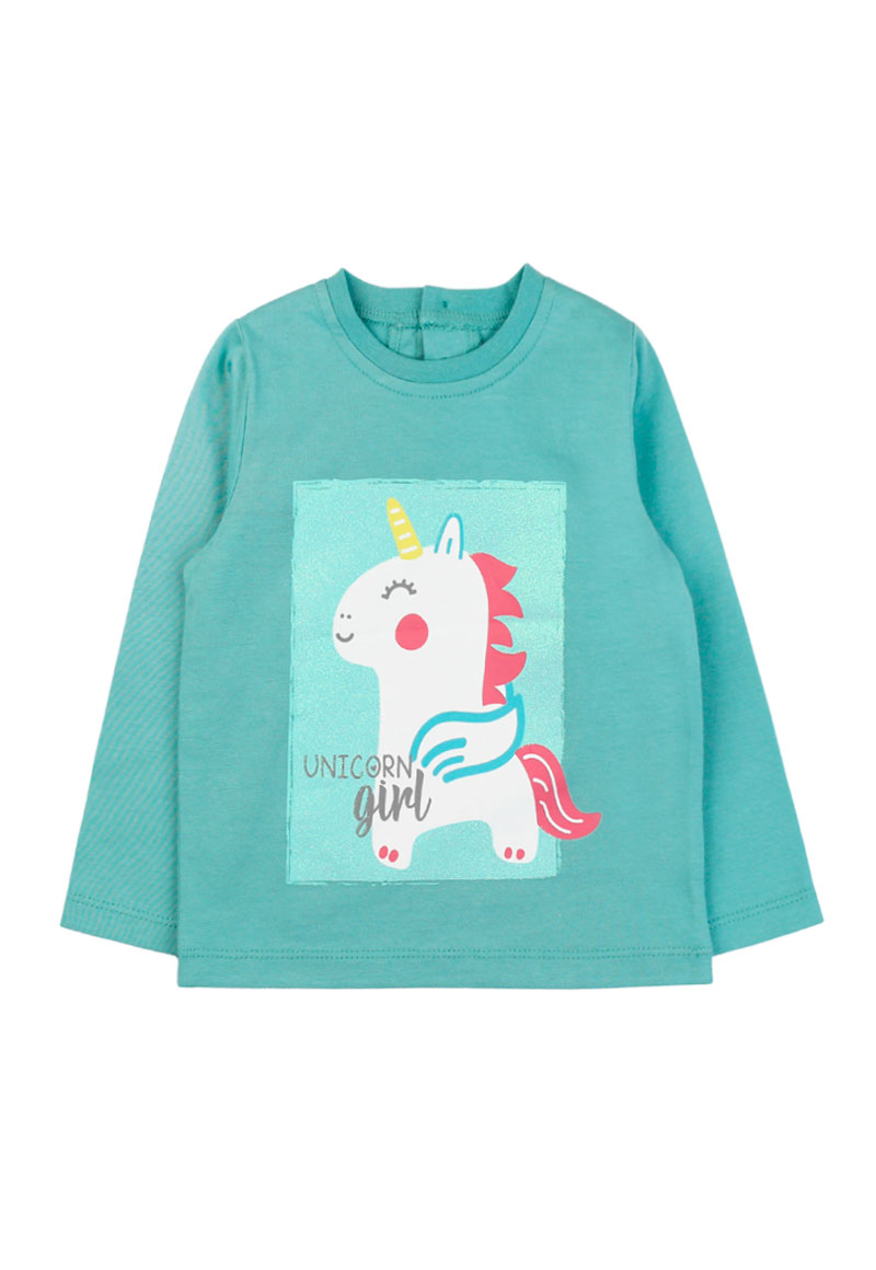 POLERA COSMIC MENTA NIÑA FICCUS - 1