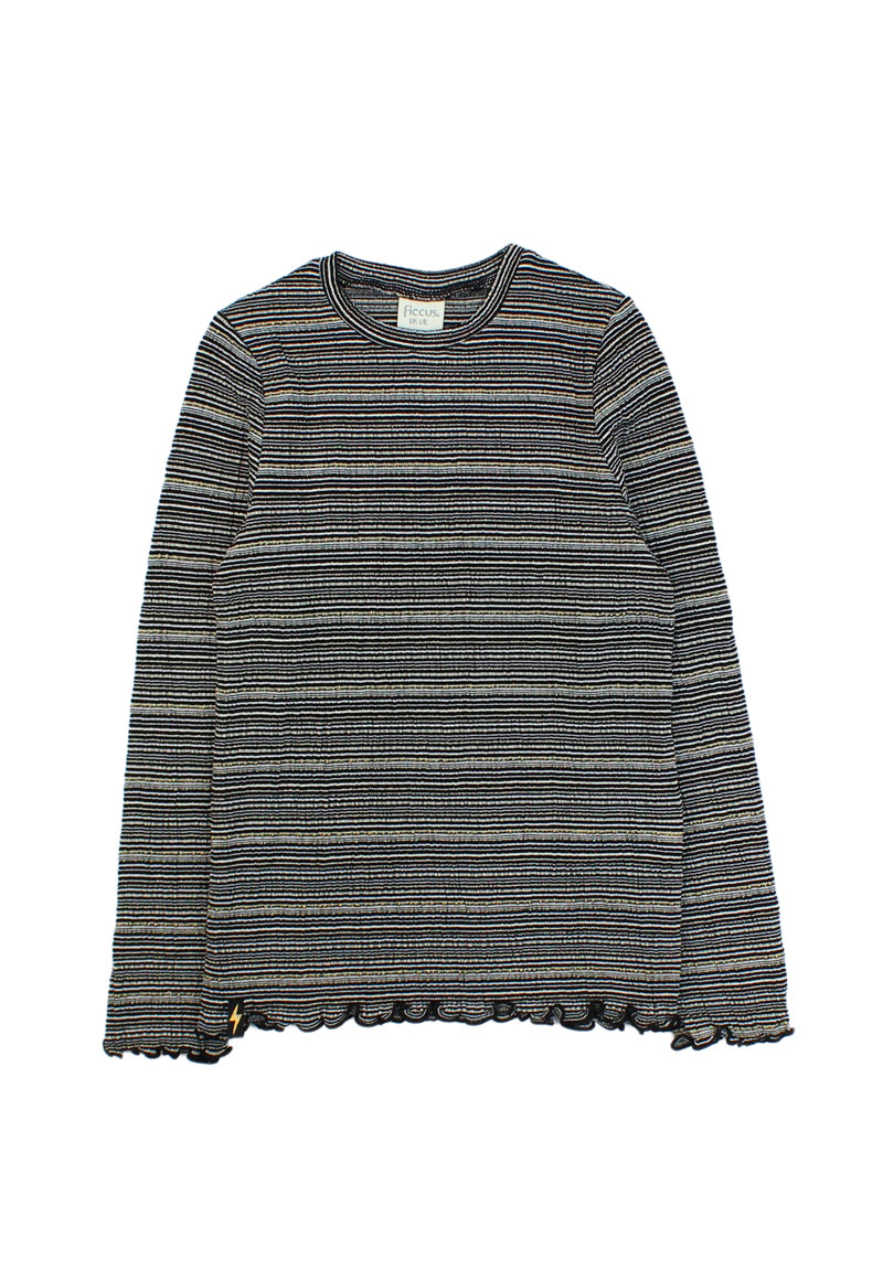 POLERA LIBERTY NEGRO NIÑA FICCUS - 1