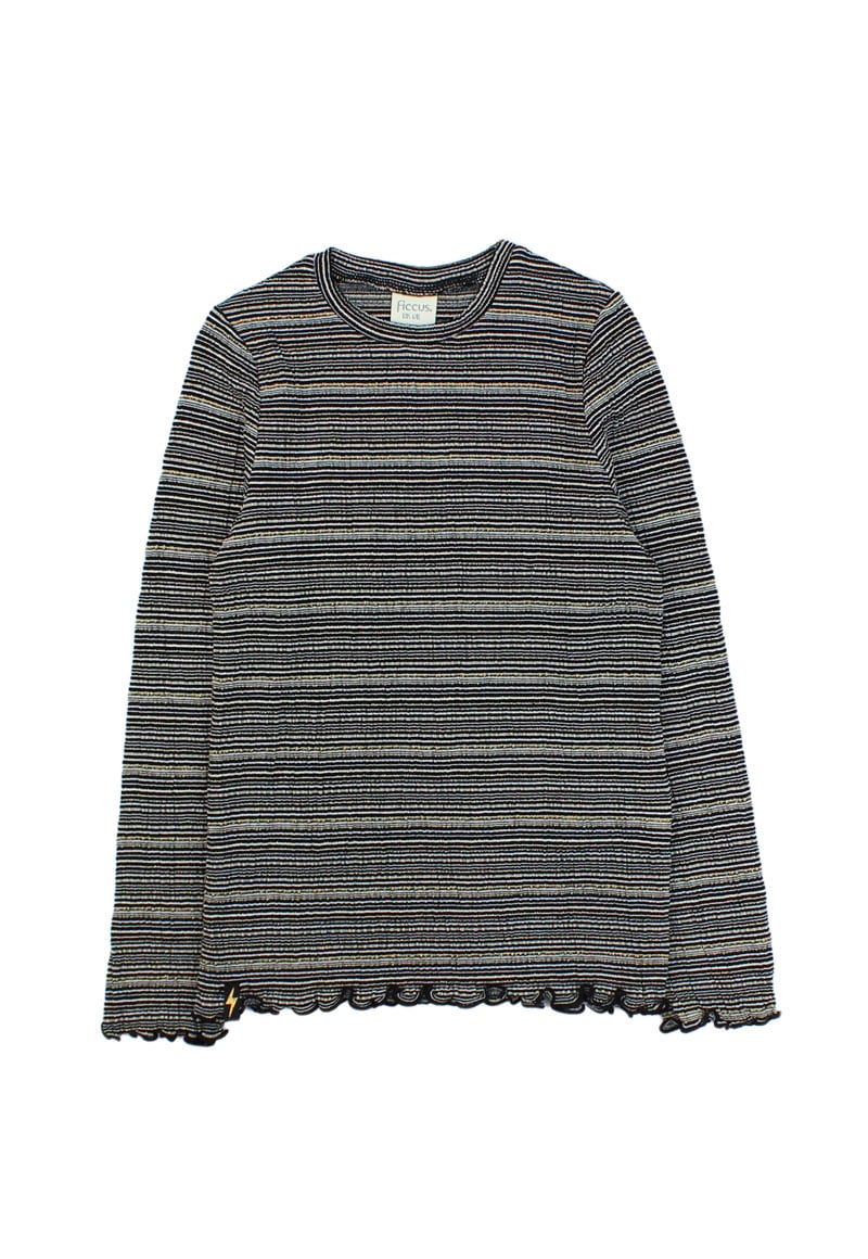 POLERA LIBERTY NEGRO NIÑA FICCUS - 1