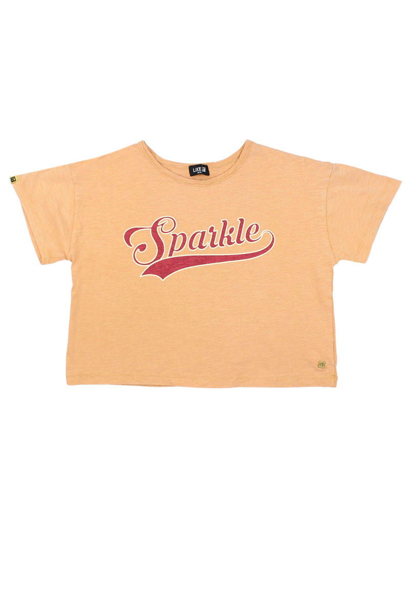 POLERA PREPPY NARANJO NIÑA LIKE IT - 1