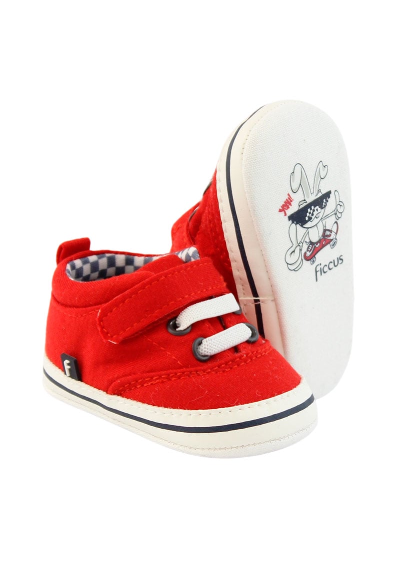 ZAPATILLA W24 ROJO NIÑO FICCUS - 3