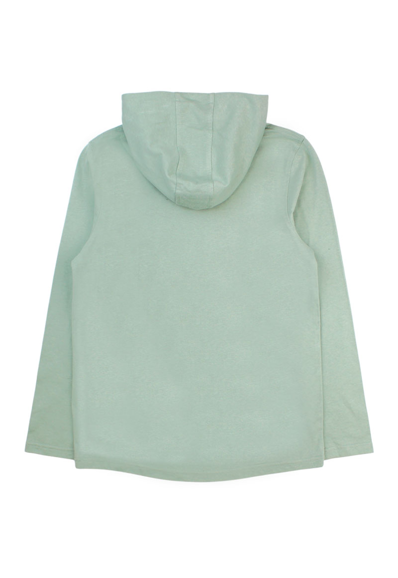 POLERA MANGA LARGA ALGODÓN NIÑO FICCUS ARCTIC JUNIOR VERDE LIMA - 2
