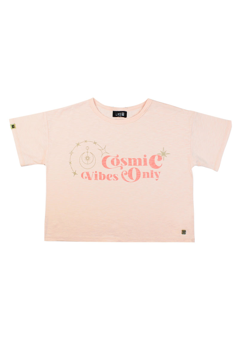 POLERA MANGA LARGA ALGODÓN NIÑA LIKE IT WANDERLUST TEENS ROSA - 1