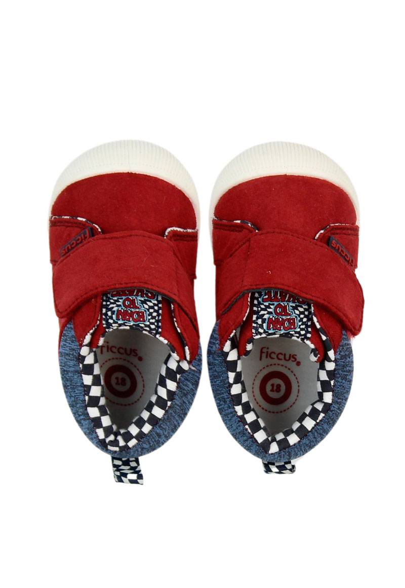 ZAPATILLAS NIÑO FICCUS URBANAS ROJO BEBÉ PREANDANTE - 2