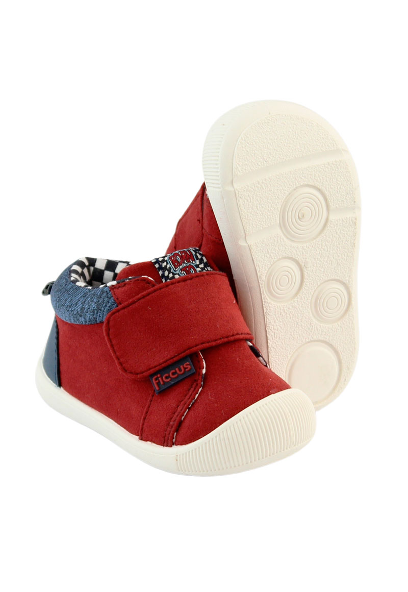ZAPATILLAS NIÑO FICCUS URBANAS ROJO BEBÉ PREANDANTE - 3