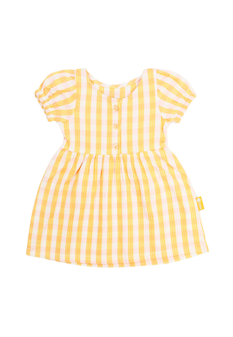 VESTIDO ALGODON NIÑA FICCUS NARANJO FREE BEBE 3 A 24 MESES 18 / 24 M - 1