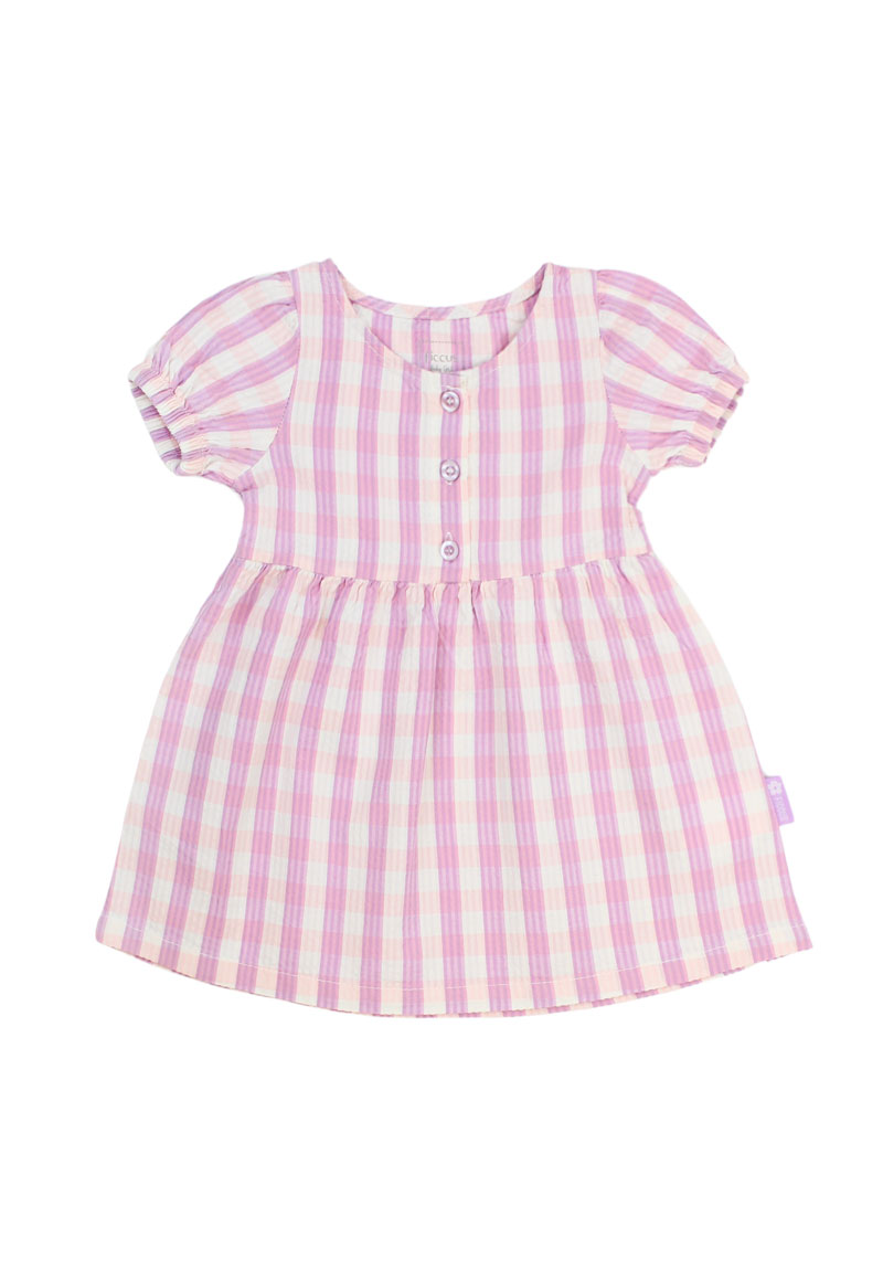 VESTIDO ALGODON NIÑA FICCUS LILA FREE BEBE 3 A 24 MESES 18 / 24 M - 1