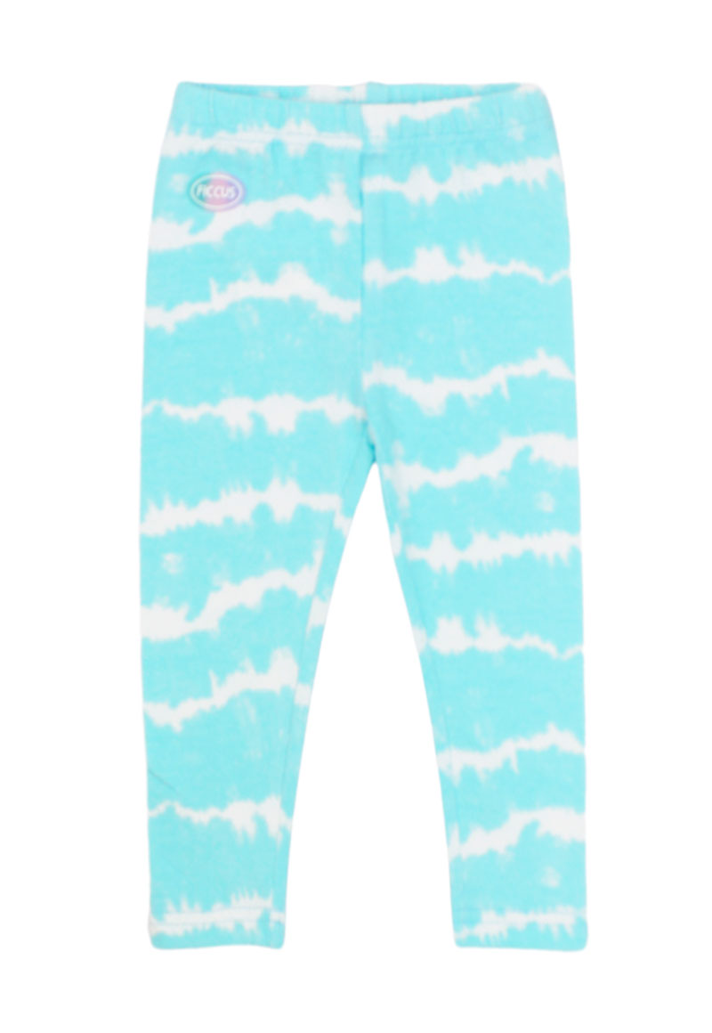 LEGGINGS ALGODÓN NIÑA FICCUS TURQUESA ESTAMPADA MALIBU BEBÉ 3 A 24 MESES 18 / 24 M - 1