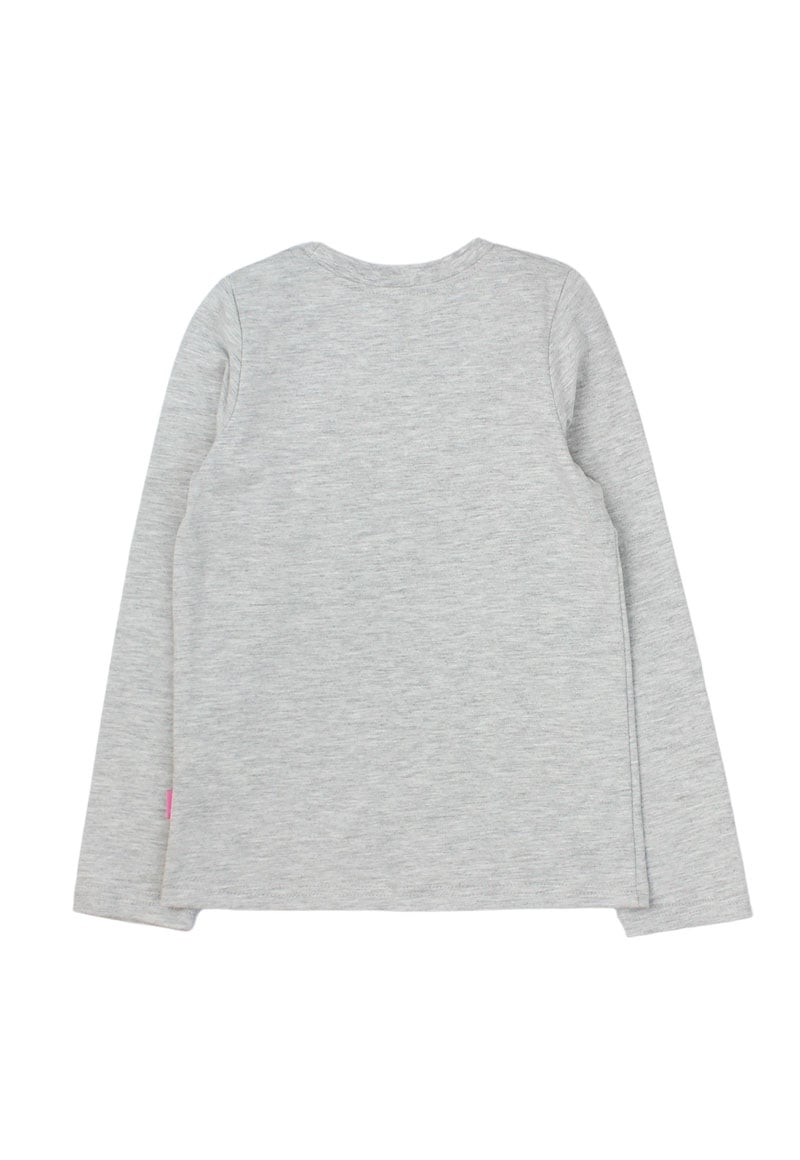 POLERA ALGODÓN NIÑA FICCUS GRIS MELANGE - 2