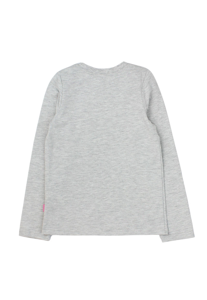 POLERA ALGODÓN NIÑA FICCUS GRIS MELANGE - 2