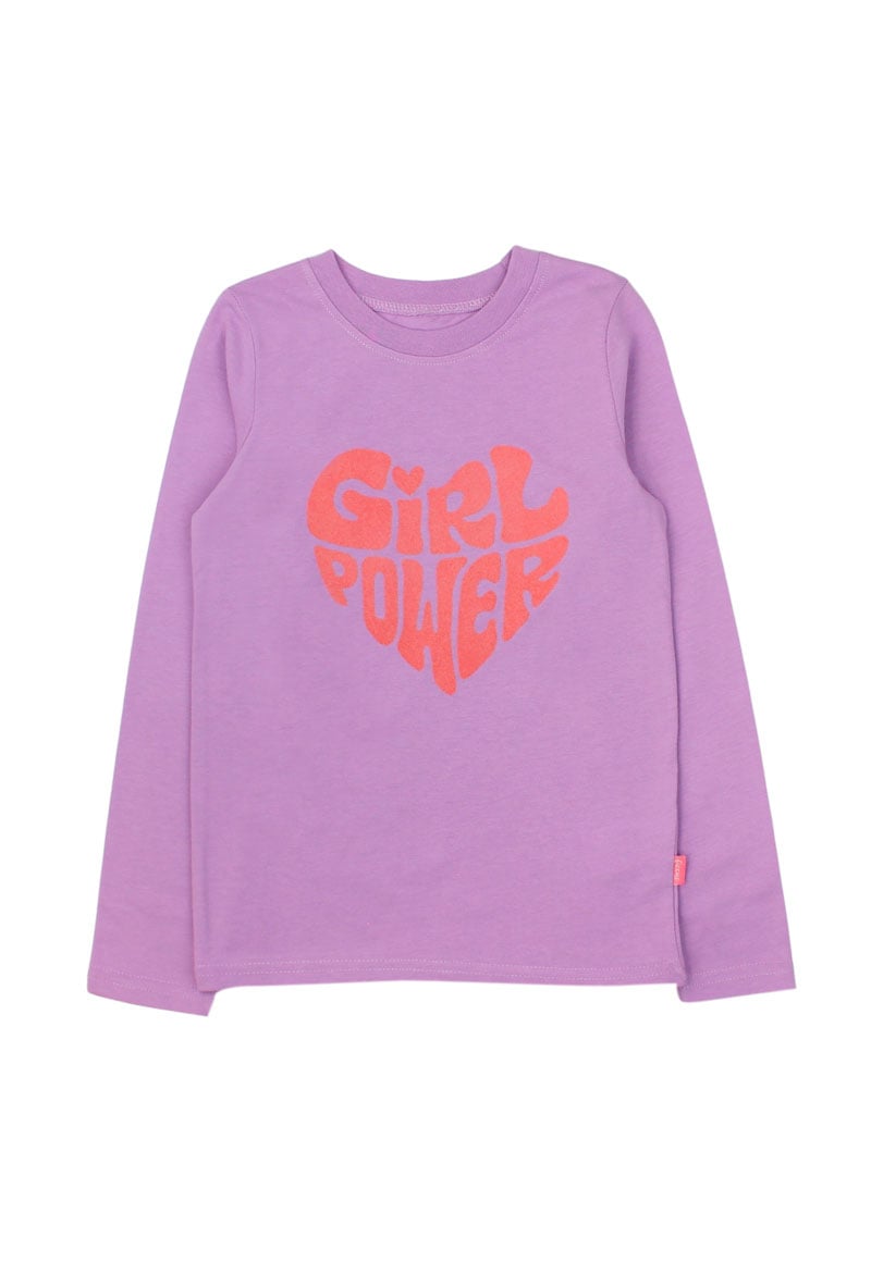 POLERA ALGODÓN NIÑA FICCUS LILA - 1
