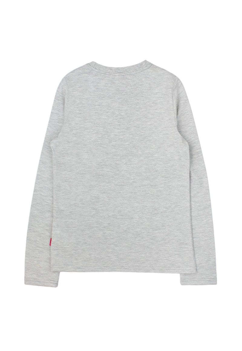 POLERA ALGODÓN NIÑA FICCUS GRIS MELANGE - 2