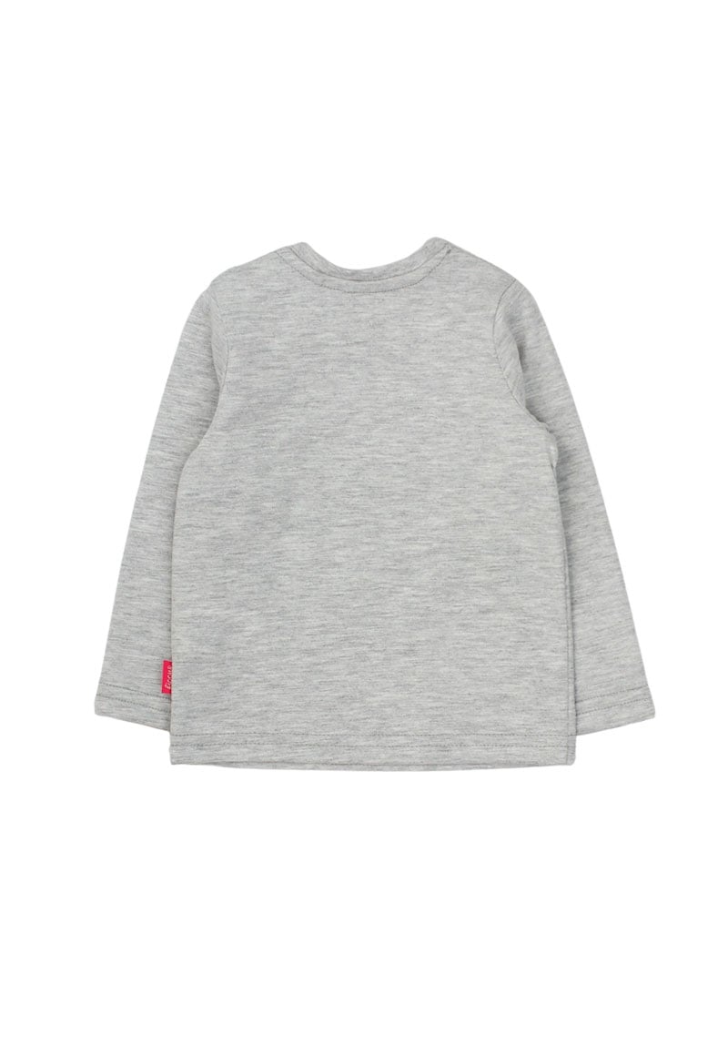 POLERA ALGODÓN NIÑA FICCUS GRIS BEBÉ - 2