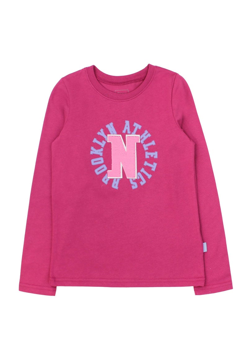 POLERA ALGODÓN NIÑA FICCUS MORADO - 1