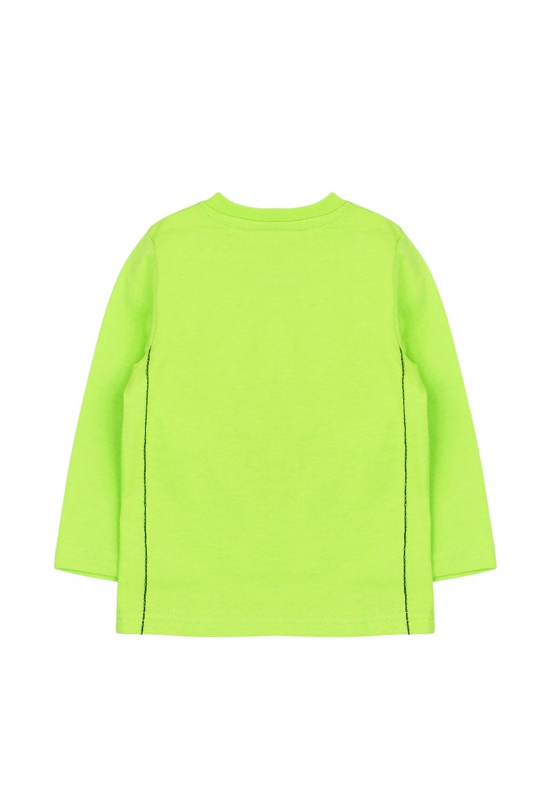 POLERA ALGODÓN NIÑO FICCUS VERDE LIMÓN BEBÉ - 2