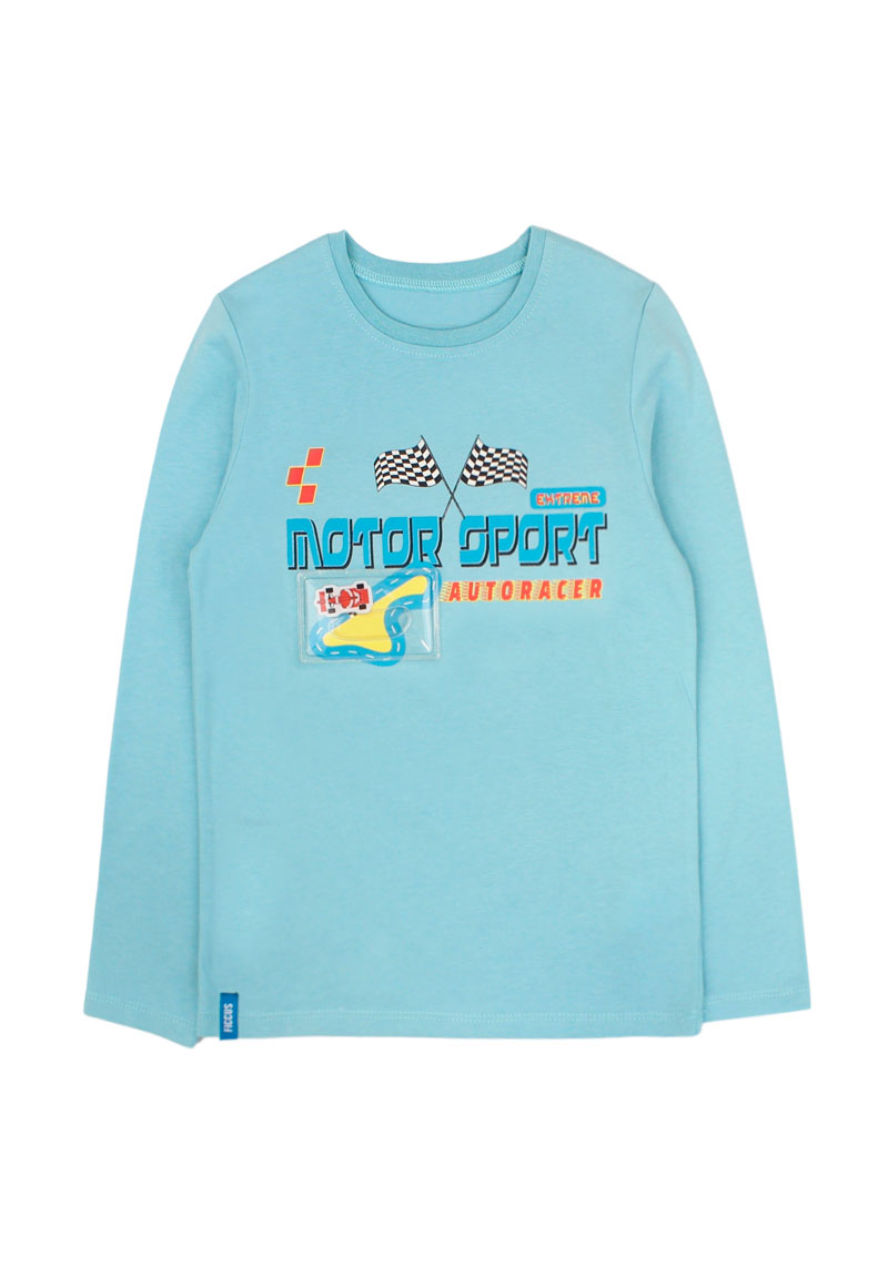 POLERA ALGODÓN NIÑO FICCUS VERDE - 1