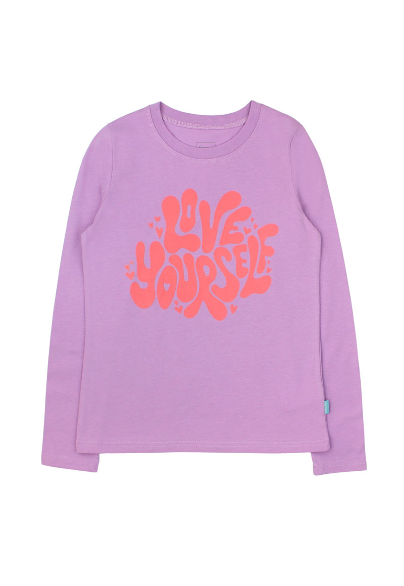 POLERA ALGODÓN NIÑA FICCUS LILA - 1