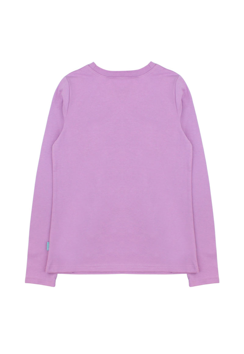 POLERA ALGODÓN NIÑA FICCUS LILA - 2