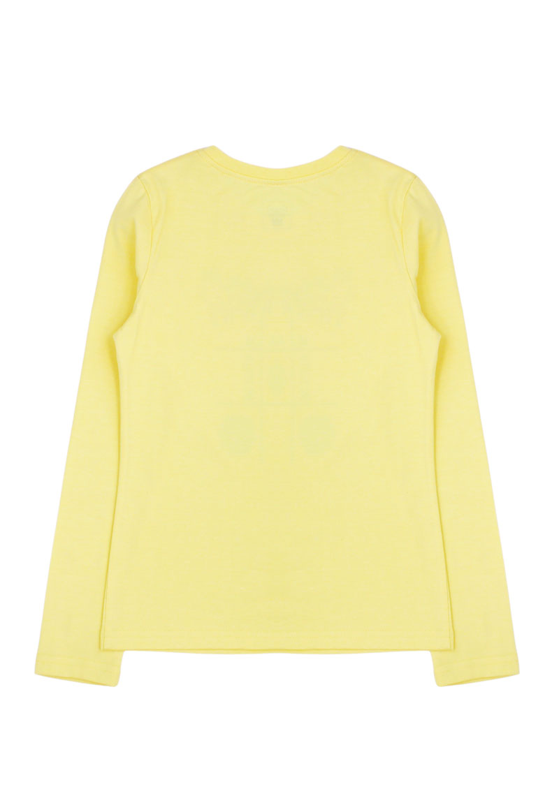 POLERA ALGODÓN NIÑA FICCUS AMARILLO - 2