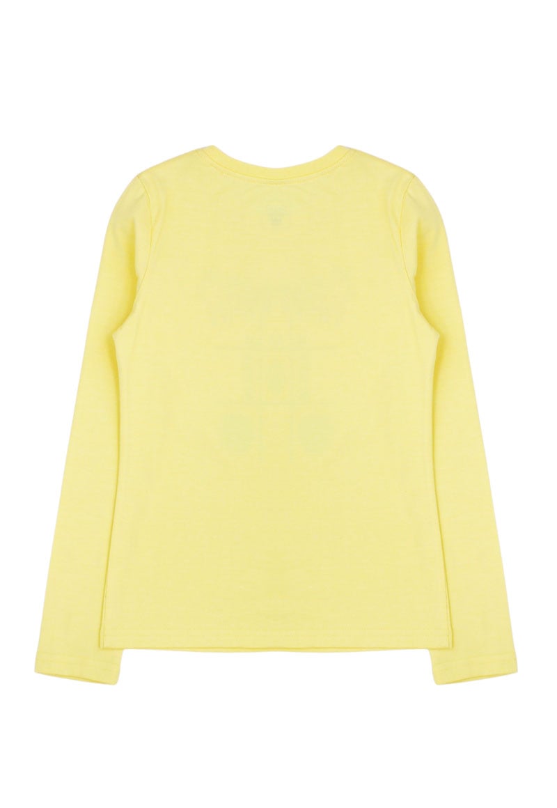 POLERA ALGODÓN NIÑA FICCUS AMARILLO - 2
