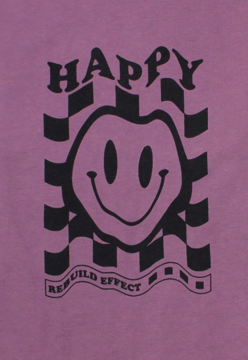 POLERA ALGODÓN NIÑO FICCUS MORADO - 3