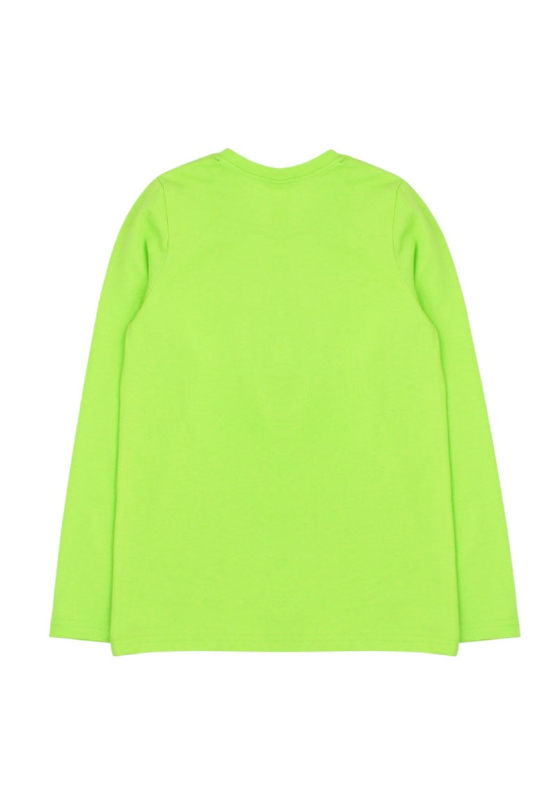 POLERA ALGODÓN NIÑO FICCUS VERDE LIMÓN - 2
