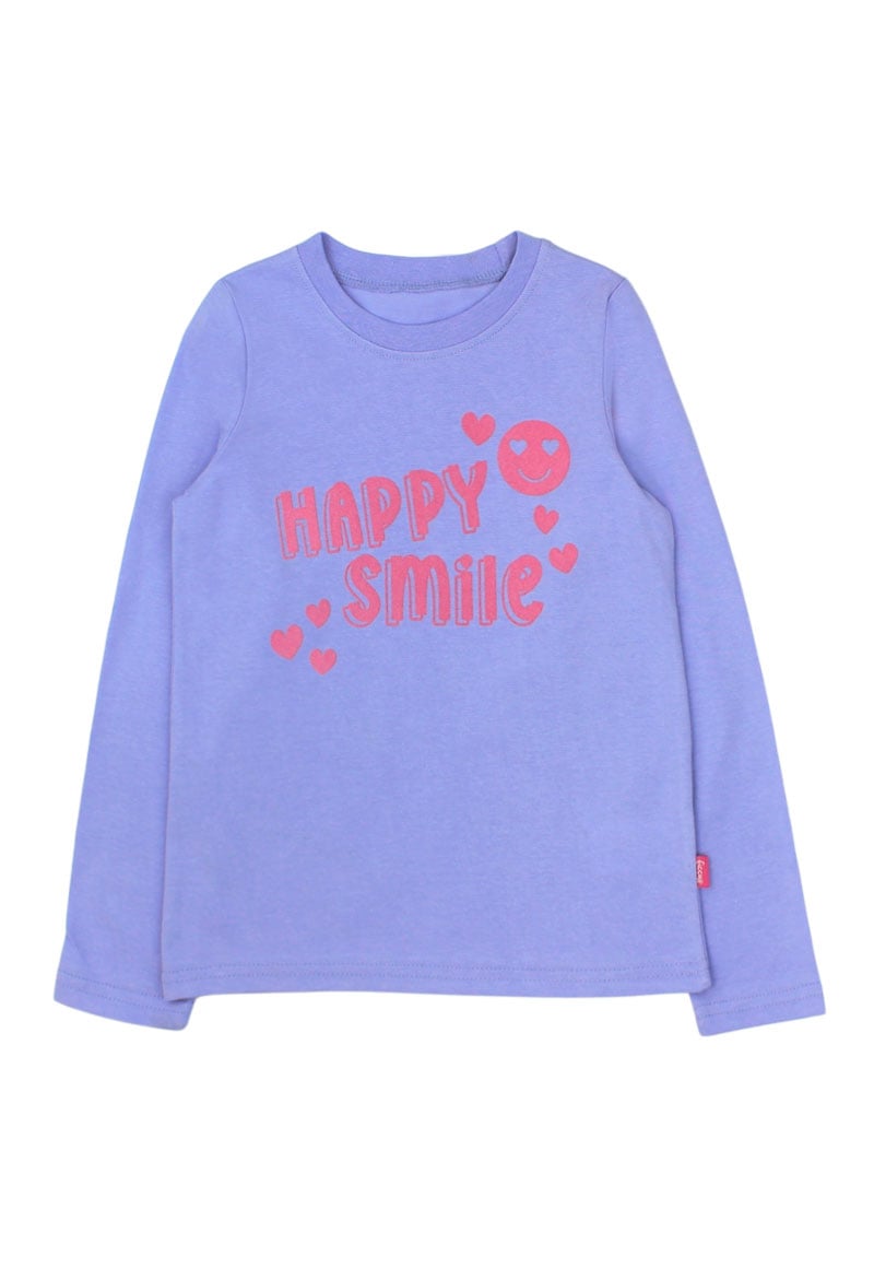 POLERA ALGODÓN NIÑA FICCUS MORADO LAVANDA - 1