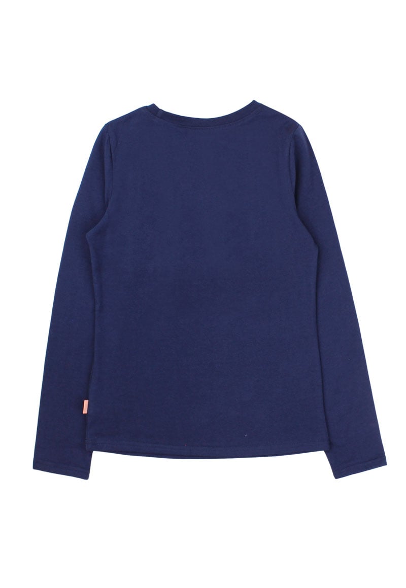 POLERA ALGODÓN NIÑA FICCUS AZUL - 2