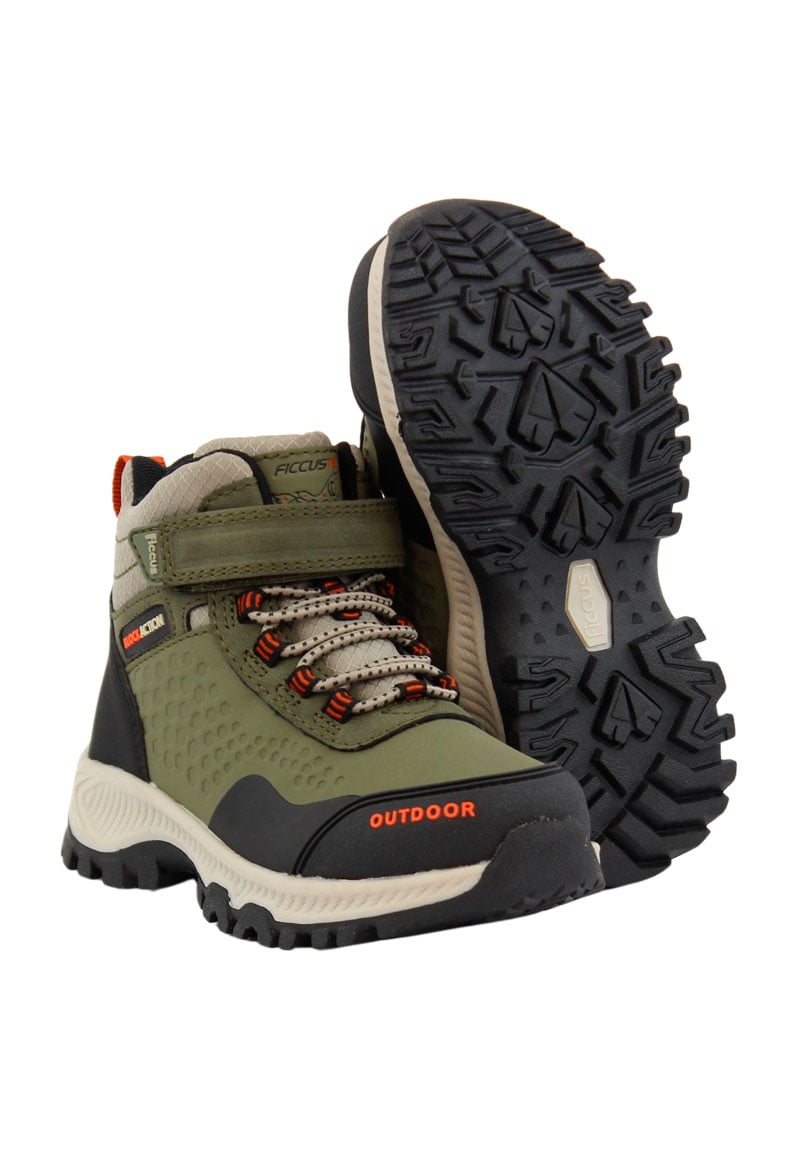 ZAPATILLA OUTDOOR DE NIÑO VERDE - 3