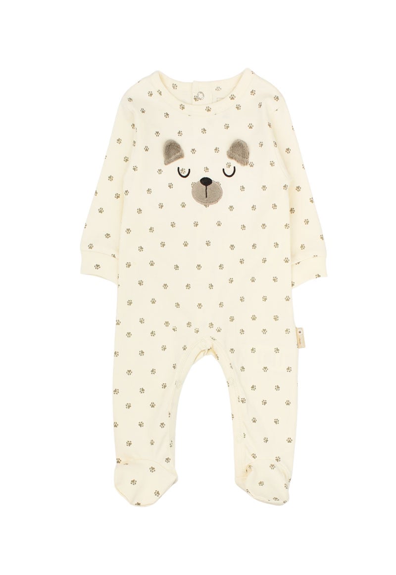 PIJAMA NIÑO FICCUS BEIGE BEBÉ - 1