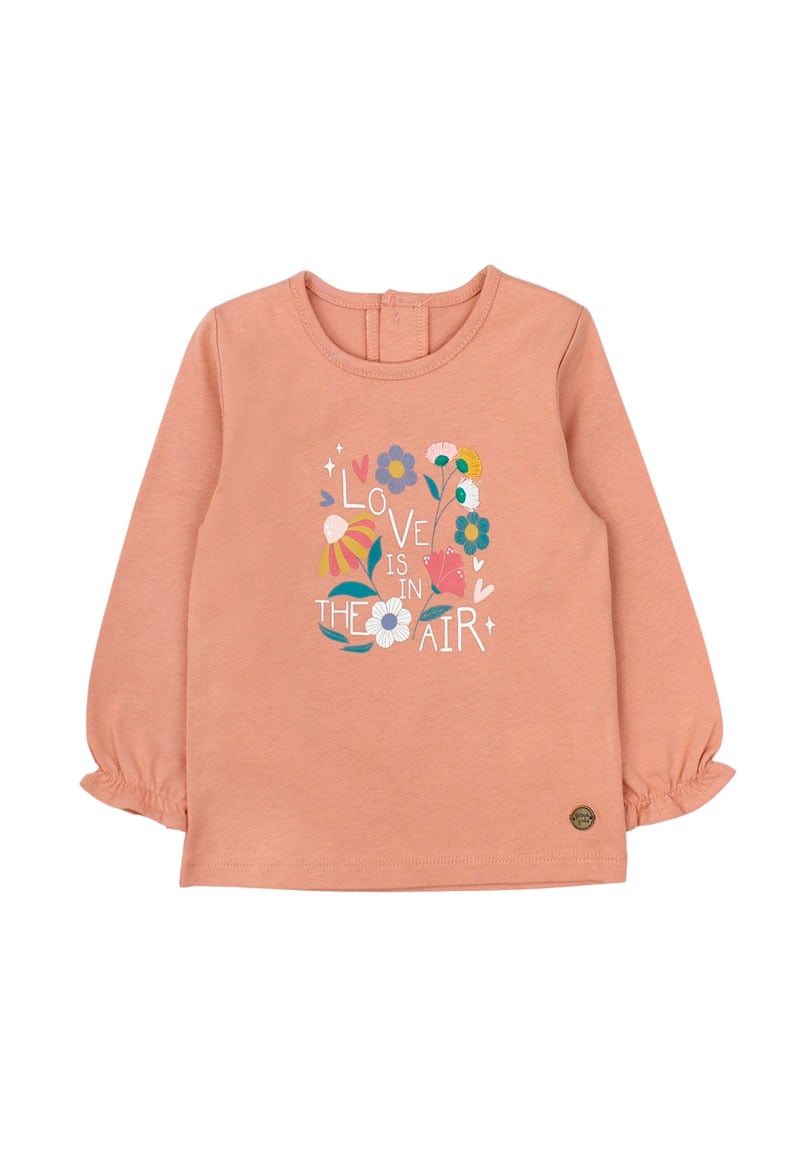POLERA NIÑA FICCUS CORAL BEBÉ - 1