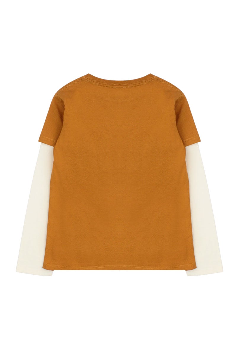 POLERA NIÑO FICCUS CAFÉ - 2