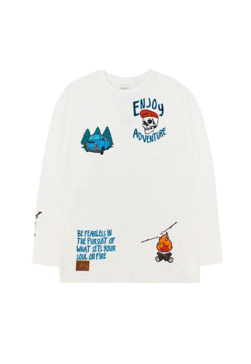 POLERA NIÑO FICCUS CRUDO - 1