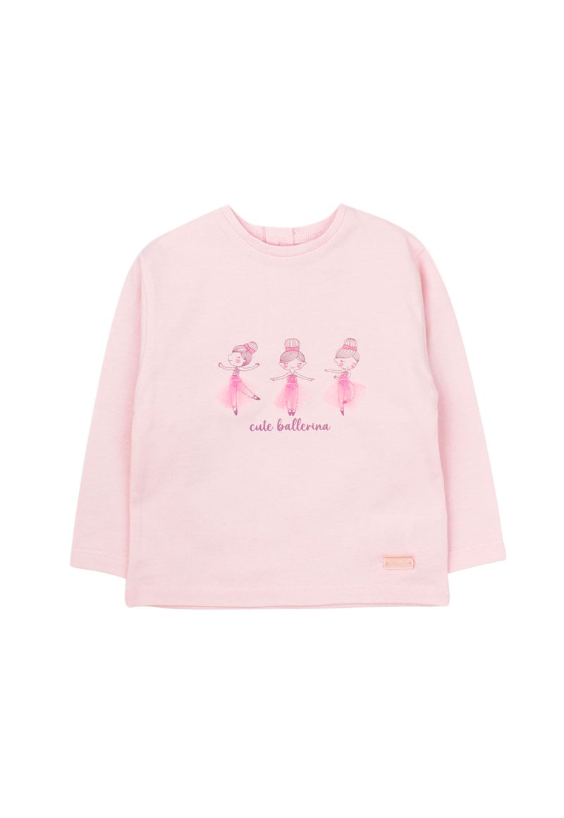 POLERA NIÑA FICCUS MORADO BEBÉ - 1