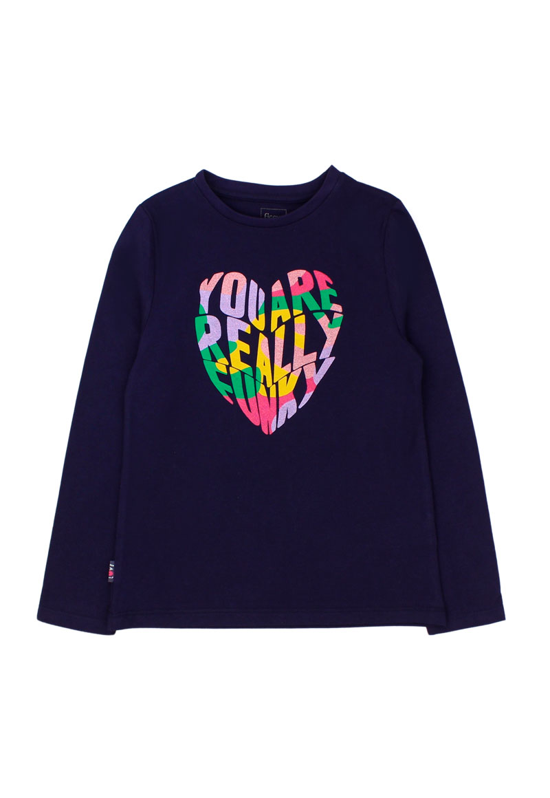 POLERA NIÑA FICCUS AZUL - 1