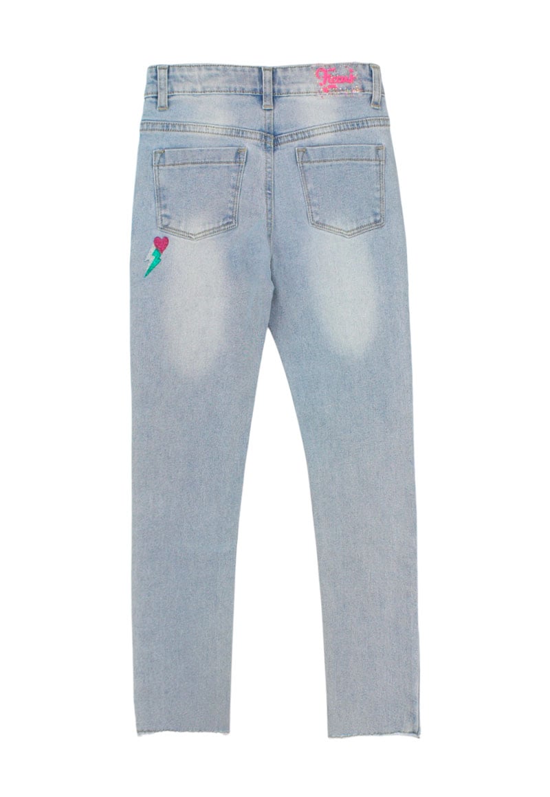 JEANS NIÑA FICCUS AZUL - 2