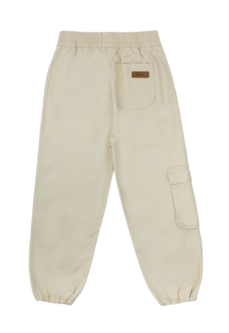PANTALÓN NIÑA FICCUS BEIGE - 2