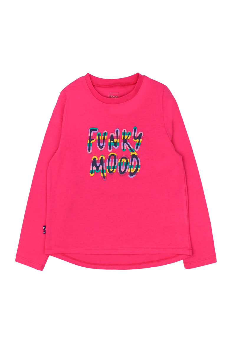 POLERA NIÑA FICCUS FUCSIA - 1