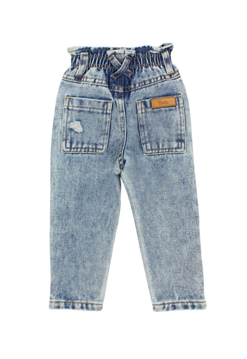 JEANS NIÑA FICCUS AZUL BEBÉ - 2