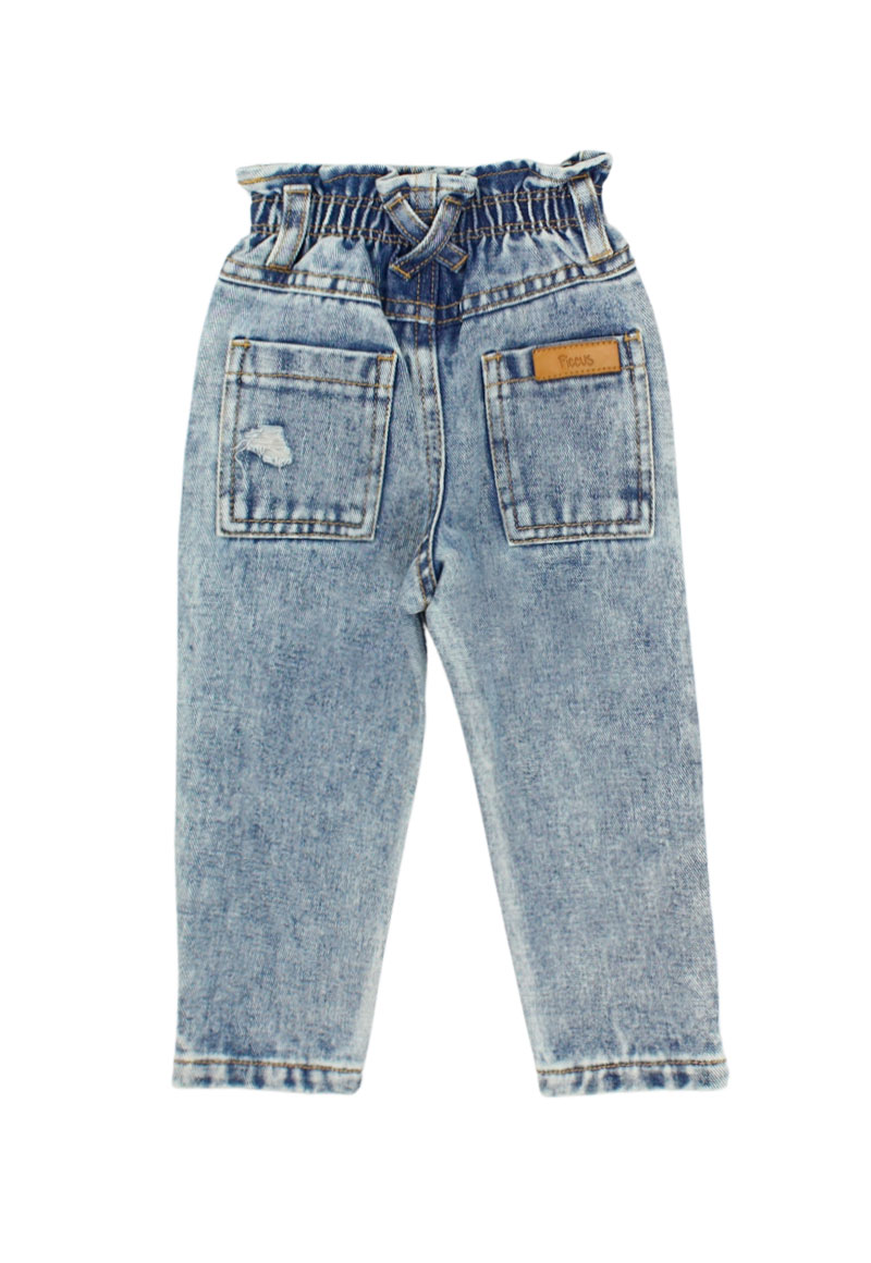 JEANS NIÑA FICCUS AZUL BEBÉ - 2