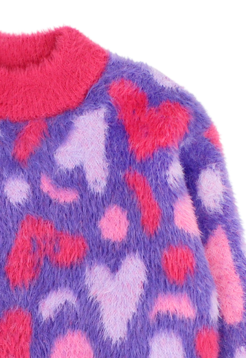SWEATER NIÑA FICCUS FUCSIA - 3