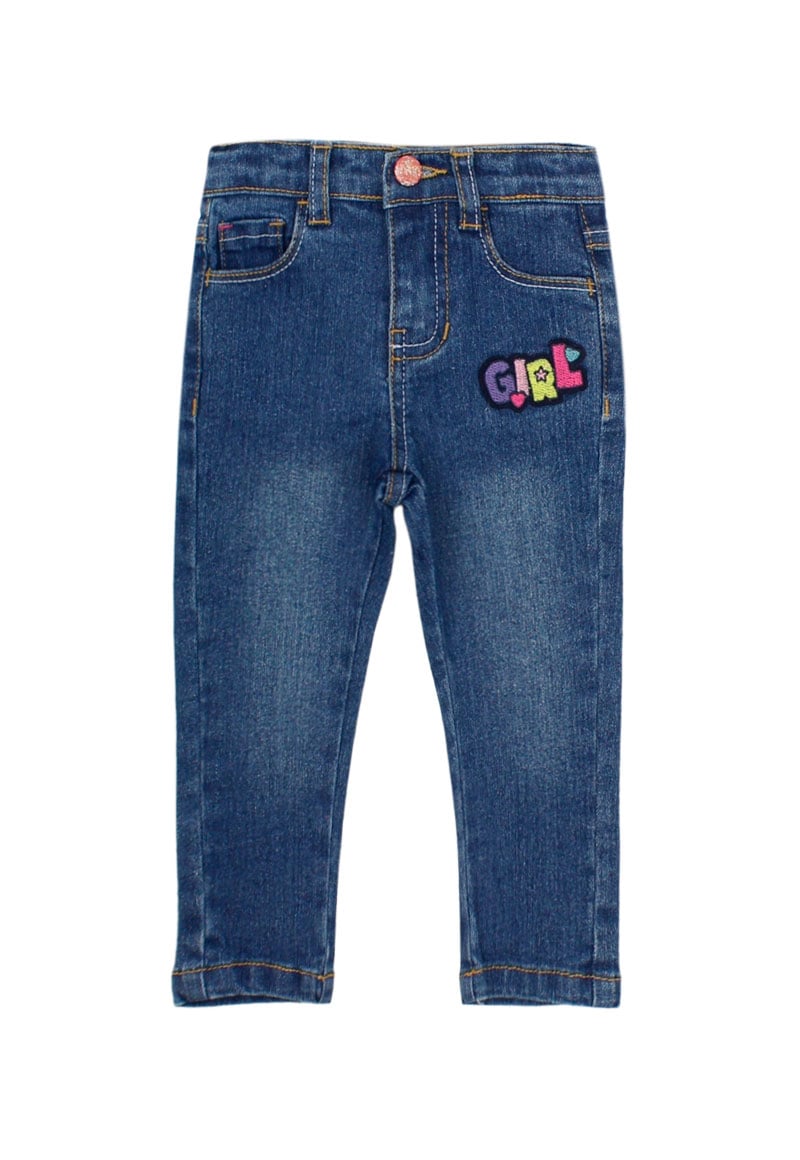 JEANS NIÑA FICCUS AZUL BEBÉ - 1