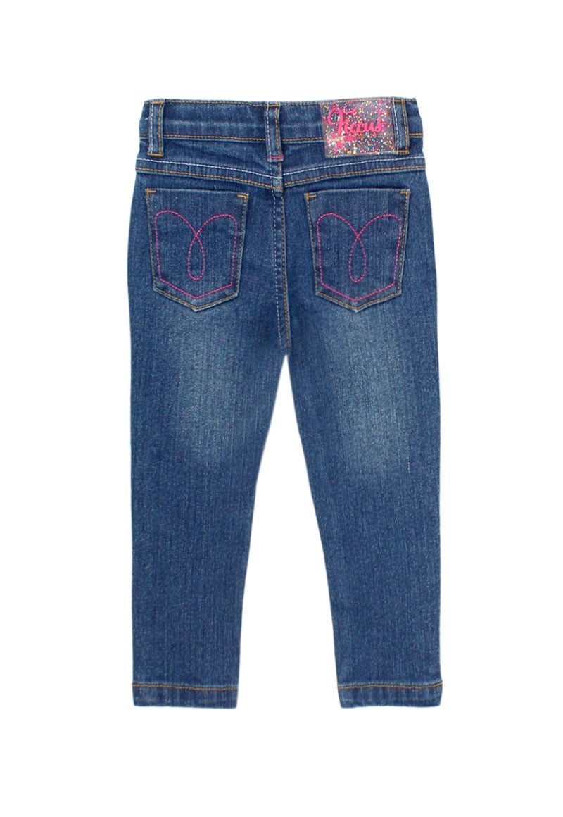 JEANS NIÑA FICCUS AZUL BEBÉ - 2